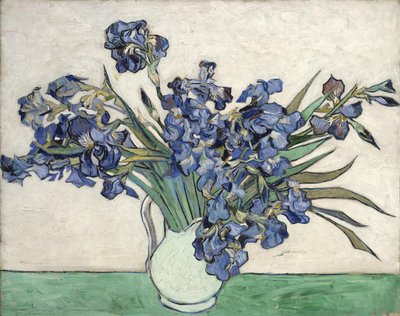 Vase with Irises by Vincent van Gogh